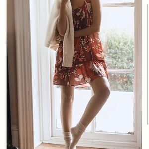 Anthropology Tiny Moonrise Ruffled dress.  NWT SZ S